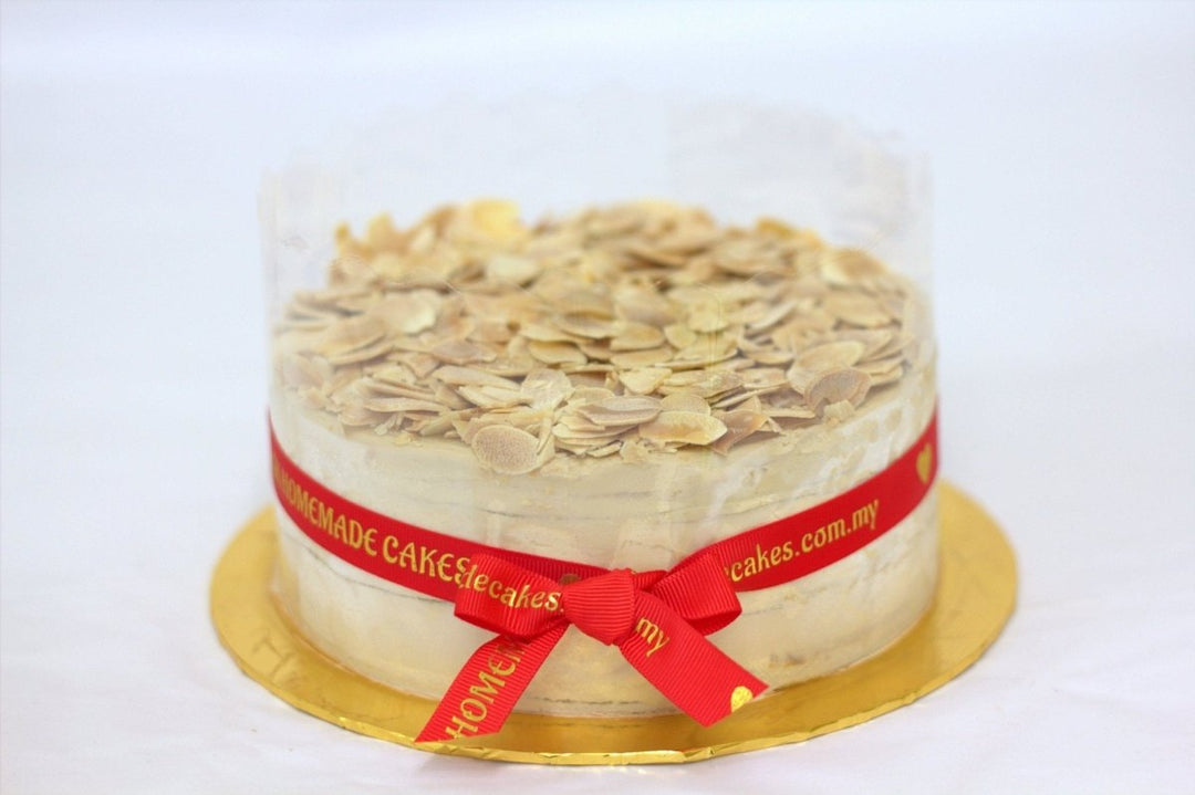 Almond Tiramisu Mille Crepe - Whole Cake (5-days Pre-order) - SK Homemade Cakes-Small 15cm--