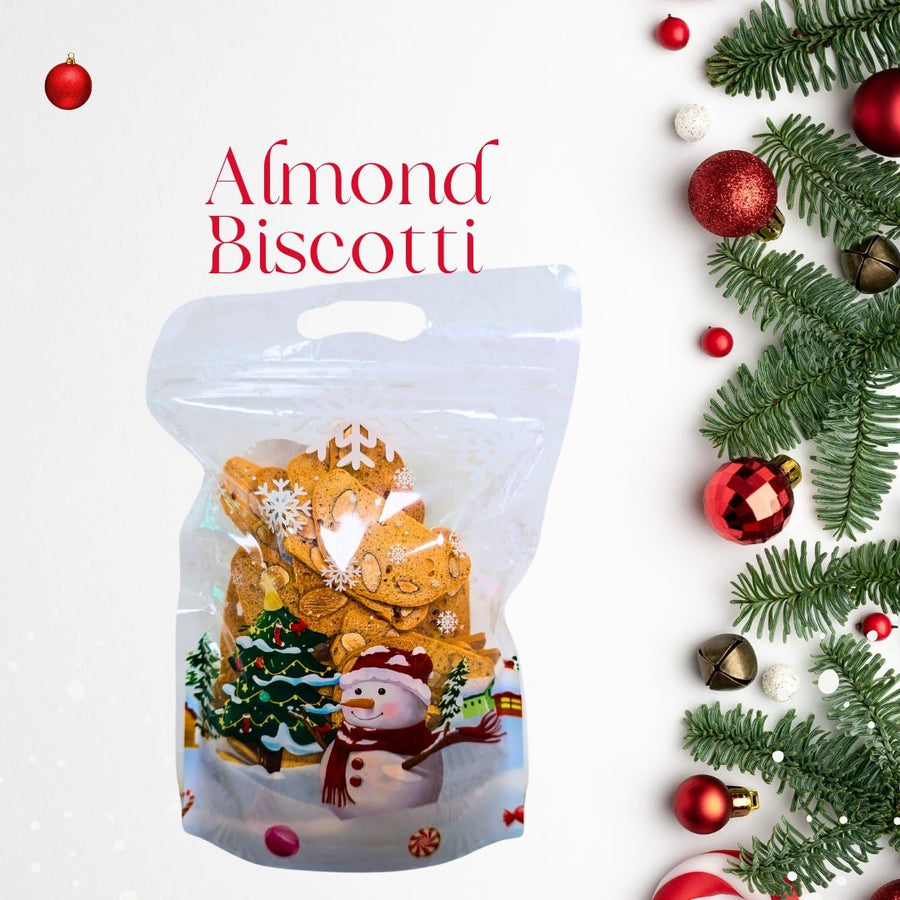 Christmas Almond Biscotti - (Available Daily) - SK Homemade Cakes