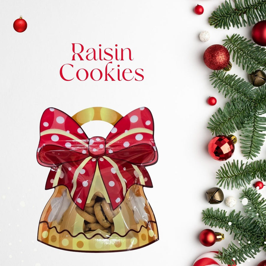 Christmas Raisin Cookies - Eggless (Available Daily) - SK Homemade Cakes