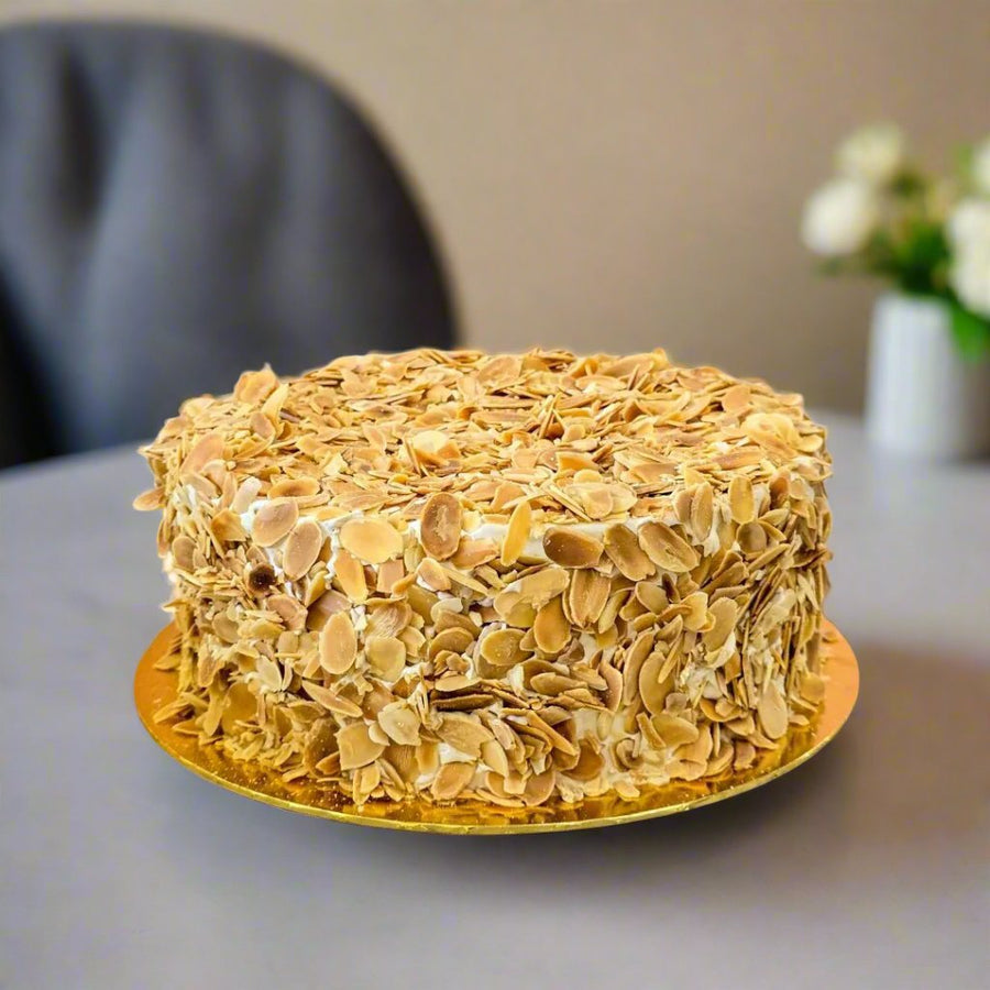 Coffee Almond Cake - Whole Cake (5 - days Pre - order) - SK Homemade Cakes