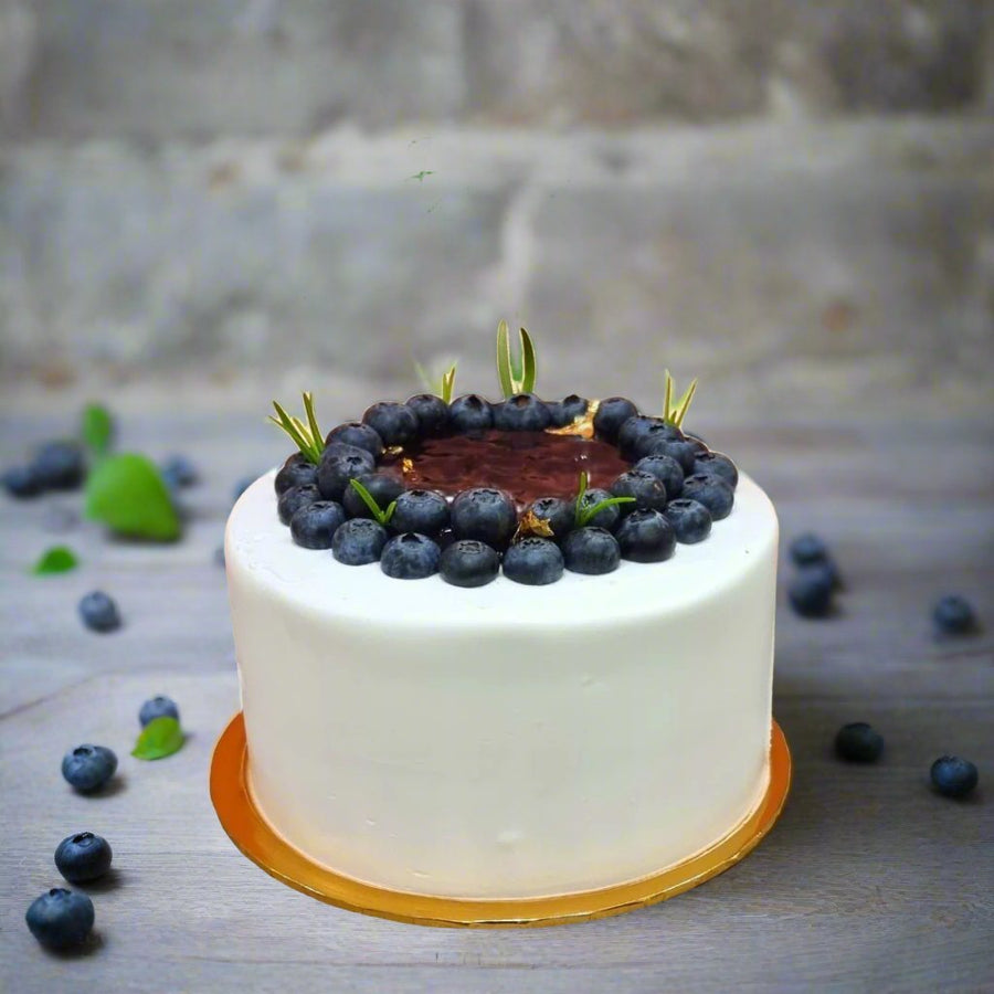 Eggless Blueberry Cake - 24cm Whole Cake (Available Daily) - SK Homemade Cakes