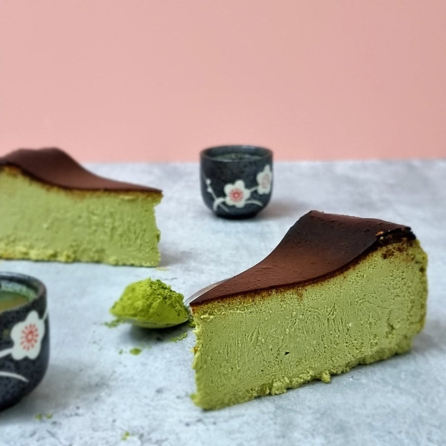 Harada Premium Matcha Burnt Cheesecake - 5-days Pre order - SK Homemade Cakes-Small 15cm--