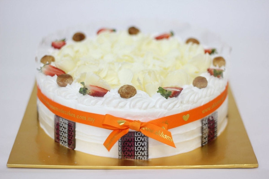 Macadamia Cake - Whole Cake (5-days Pre-order) - SK Homemade Cakes-Small 15cm--