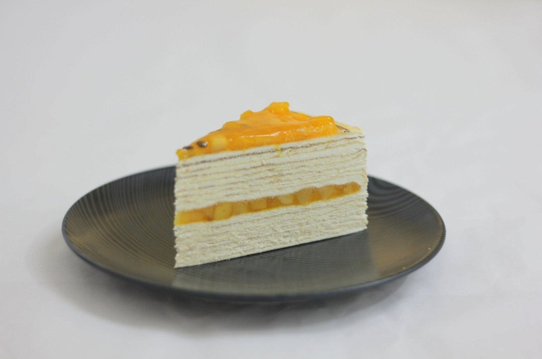 Mango Passionfruit Mille Crepe - 1pc Slice Cake (Available Daily) - SK Homemade Cakes-Small 15cm--