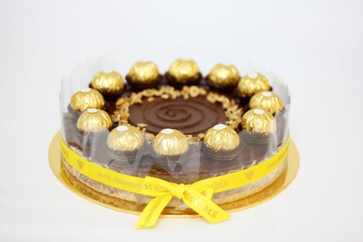 Nutella Ferrero Rocher Cheesecake - Whole Cake (Available Daily) - SK Homemade Cakes-Medium 20cm--