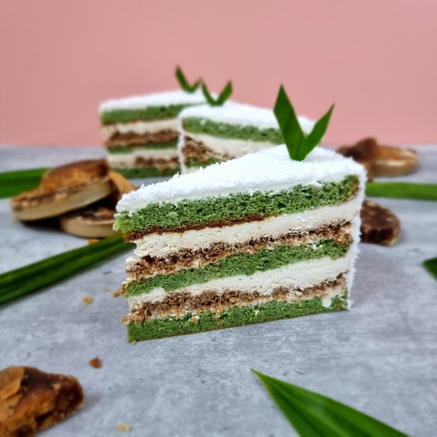 Ondeh Ondeh Cake 1pc SLICE CAKE (Available Daily) - SK Homemade Cakes-1 pc--