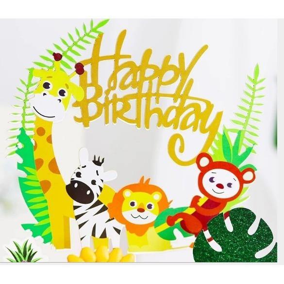 Safari Animal topper 1set - SK Homemade Cakes---